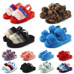 women wggs furry slippers fluff yeah slides fur fluffy designer winter warm sandals australia platform famous mules home indoor mens slipper