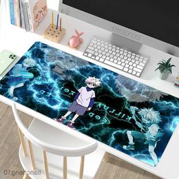 Mouse Pads Wrist Hunter Hunter Anime Mouse Pad Home New Mousepad Desk Mats Non-Slip Natural Rubber Soft Computer Table Mat R230818