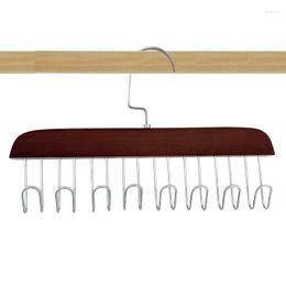 Hangers Bra Hanger Hooks Wardrobe Home Space Saving Organiser Bag Sturdy And Durable Wooden Scarf