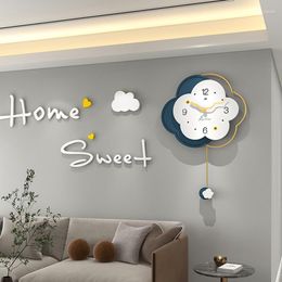 Wall Clocks Quiet Original Art Clock Stickers Unique Accessories Youth Quartz Watch Modern Living Room Elegant Saat Home Design