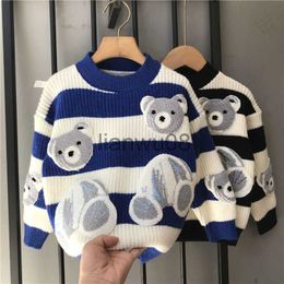 Pullover Winter Children Clothes Baby Boy Girls Sweater Kids Christmas Sweater Warm Infant Cartoon Santa Claus Knitted Sweater 310 Years x0818