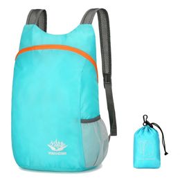 School Bags Lightweight Packable Backpack Foldable Portable Outdoor Folding Travel Daypack Bag Sports Leisure For Men Women 230817