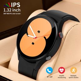 Wristwatches Men's Smart Bluetooth Call Watch Multi Sport Mode Running Blood Pressure Heart Rate Touch Dial Screen Women's