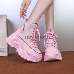 Dress Shoes Little White Shoes Women's High Top Thick Sole Autumn and Winter New Korean Version Matsuke Sole Women's Thick Sole Casual Shoes J230818