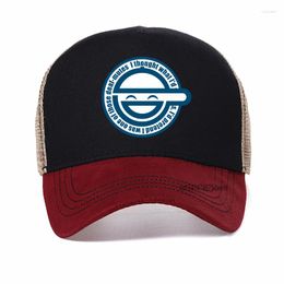 Ball Caps GHOST IN SHELL-STAND ALONE COMPLEX The Laughing Man 3D Printing Baseball Cap Shell Men Hat