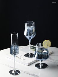 Wine Glasses Nordic Star Goblet Crystal Glass Cup Champagne Cocktail Creative Wedding Drinking Ware Home Decoration Accessories