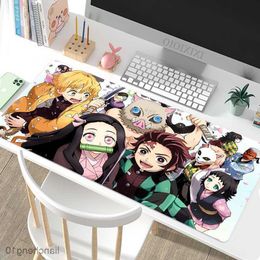 Mouse Pads Wrist Demon Slayer Mouse Pad Home New Computer Mousepad keyboard pad Office Natural Rubber Computer Table Mat Mouse Mat R230818