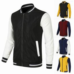 Men's Jackets Colored Oversized Casual Cardigan With Cotton Baseball Jacket Outdoor Light Sweater Classic Sweaters For Men