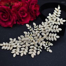 Headpieces DZ021 Crystal Bride Hair Ornaments Jewellery Rhinestone Tiaras Hairbands Fashion Bridal Crowns Trendy Prom Headpiece Gifts