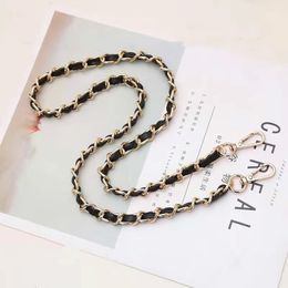 Bag Parts Accessories 80cm/90cm/100cm/110cm/120cm/130cm/140cm Accessories Backpack Strap Metal Chain Shoulder Messenger Bag Chain 230818