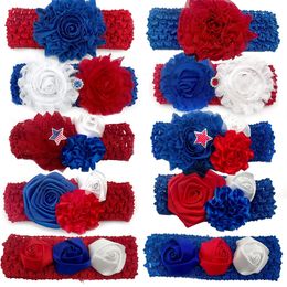 Dog Apparel 3050pcs Pet Independence Bow Ties Day with Elastic Band Grooming Accessories 4th of July for Small Middle Large 230817