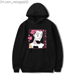 Men's Hoodies Sweatshirts Hunter X Hunter Super Dalian Hoodie Men's Fun Hip Hop Top Unisex Japanese Anime Harajuku Punk Hisoka Morow Casual Men's Sweater Z230818