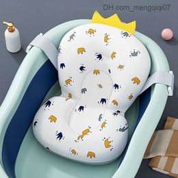 Bathing Tubs Seats Baby bathtub seat support pad Foldable bathtub shower pad Newborn support seat pad Non slip soft baby seat floating water pad Z230818