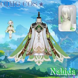 Cosplay Genshin Impact Nahida Cosplay Costume Adult Kids Carnival Uniform Wig Anime Halloween Costumes Women Game Lesser Lord Kusanali 230817