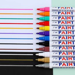 Painting Pens 12pcs set sign pen multifunctional high quality color paint marker DIY album graffti car tyre 230818