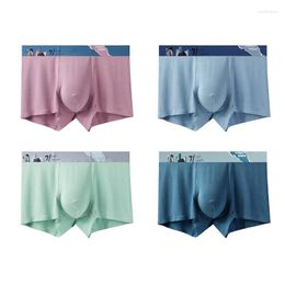 Underpants Men's Underwear Breathable Flat Angle Antibacterial Youth Shorts 3PCS
