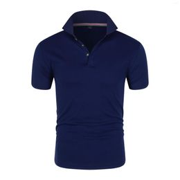 Men's Tank Tops Casual Polo Shirt Short Sleeve Turn-Down Collar Men Streetwear 2023 Summer Male Ropa Para Hombre