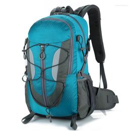 Backpack Travel For Man Waterproof Large Capacity Outdoor Sports Back Pack Male Camping Rucksack Teen Hiking Knapsack Blue Black