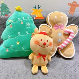 Pillow Plush Throwing Christmas Series Elk Five Pointed Star Gingerbread Man Car Living Room Seat Home Decoration Pillo