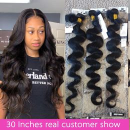 Body Wave Bundles 1/3/4 Pcs 100% Human Hair Weave Bundles Body Wave Bundles Brazilian Hair Weave Bundles Deals