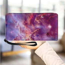 Wallets Luxury Designer Galaxy Wallet Women Money Bag Purses Phone Holder Coin Bags Casual Clutch Long Female 2023