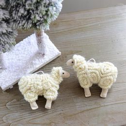 Christmas Decorations Tree Pendant Hanging Home Ornaments Sheep Shape Decoration Xmas Decor Year 2023