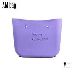 Totes AMbag Obag O bag Style Mini Small Body Waterproof EVA Bag Women's Fashion Handbag Rubber Silicon Spare Parts HKD230818