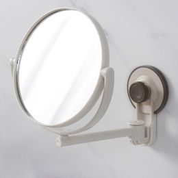 Compact Mirrors Bath Mirror Cosmetic Mirror 1X/3X Magnification Suction Cup Adjustable Makeup Mirror Double-Sided Bathroom Mirror 230818