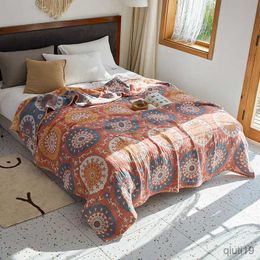 Blankets Sofa Home Bed Comforter Throw Blanket for Couch Hotel Restaurant Plaids on The Covers R230819