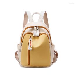 School Bags Backpacks Oxford Backpack Large Capacity Contrast Colour Bag Durable Leisure Travel Women's