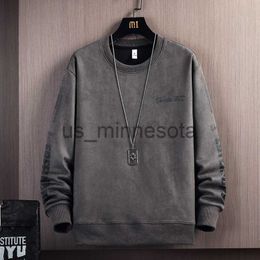 Men's Hoodies Sweatshirts Autumn Spring 2023 Hoodies Sweatshirt For Men's Grey Blue Hip Hop Punk Pullover Streetwear Casual Fashion Clothes OverSize 5XL J230818