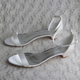 Dress Shoes Lure Low Heel Woman Sandal Bridal Ankle Strap Open Toe Large Size 42