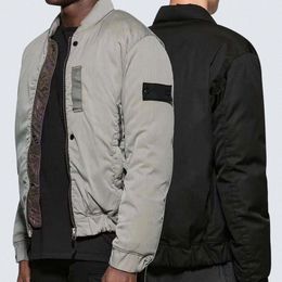 Дизайнерский камень 3M отражающая водонепроницаемая куртка Mens Down Island Street Tide Jackets Lonate Rickper Значки Женщины Мод