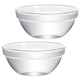 Dinnerware Sets 2 Pcs Bozai Cake Bowl Glass Cups Jelly Bowls Stacked Small Pudding Container