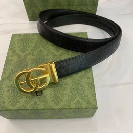 Cintura da uomo Cintura di design Fibbia automatica di lusso Cintura nera da donna Cintura dorata argento fibbia nera Moda donna Larghezza 3,8 cm