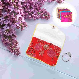 Storage Bags Jewellery Pouch Portable Bracelet Organiser Travel Case Little Small Zipper Earring