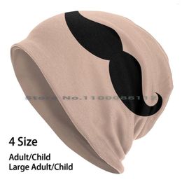 Berets Funny Mustache Beanies Knit Hat Brimless Knitted Skullcap Gift Casual Creative