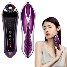 Face Care Devices RF Electric Massager EMS Microcurrent LED Pon Face Lifting Tightening Anti-wrinkle Anti Aging Skin Care Beauty Device 230818