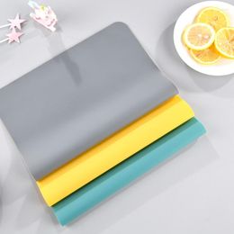 Table Mats Molandi Color Nordic Wind Silicone Placemats Resistant To Scalding Food Heat Insulation Pads Solid Kitchen