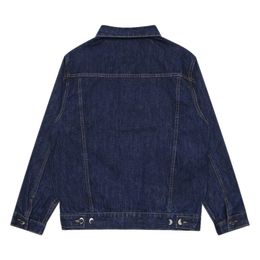 New Presbytery Full Printed Denim Shirt Jacket Double-sided Wear Men and Women iffcoat