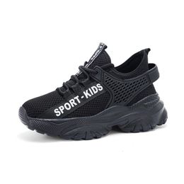 Athletic Outdoor Kids Sport Shoes Fashion Sneakers for Kids Boys Girls Boys School Running Shoes Breathable Tenis Winter Lace Up 5-15 Years 230818