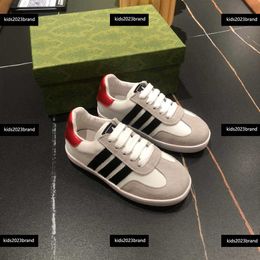 Kids Casual Shoe Child Sneakers baby shoes Striped patchwork design 2023 New Products Box Packaging Spring Children's Size 26-35