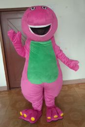 High quality sale of Barney mascot costume Dragon costume Christmas Halloween animal funny dinosaur