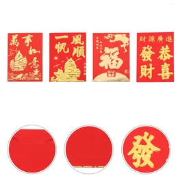 Gift Wrap 160 Pcs Year Red Envelope Packets Decorative Paper Pocket Lai Si Feng R