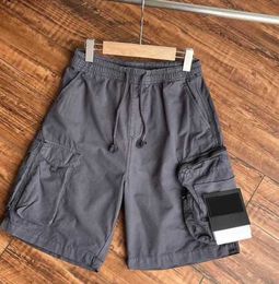 Men's Pants Mens Shorts Stones Island Designers Cargo Badge Patches Summer Sweatpants Sports Trouser Pocket Overalls Trousers Tidal flow design 566