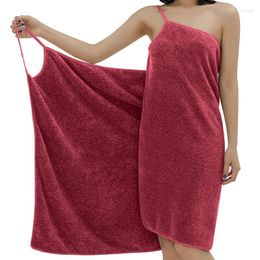 Bath Accessory Set Body Towel Wearable Soft Sling Dress Absorbent Bathrobe For Women Fast Drying Wrap Bathing Accessories Wife