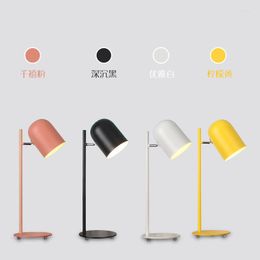 Table Lamps Modern Led Color Glass Bedside Lamp Light Lampe De Bureau Candeeiro Mesa For Bedroom Abajur