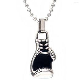 Pendant Necklaces Power Boxing Necklace 316 Stainless Steel Good Quality Rock Fist Macho Jewelry Dropship