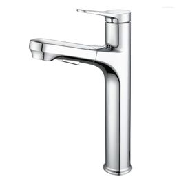 Bathroom Sink Faucets Modern Single Handle Faucet And Cold Mixer Hole Pull Out Faucet.