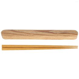 Chopsticks Environmental Friendly Wooden Light Weight Reusable Tableware For Camping Picnics Student Kitchen Utensils Gift Set